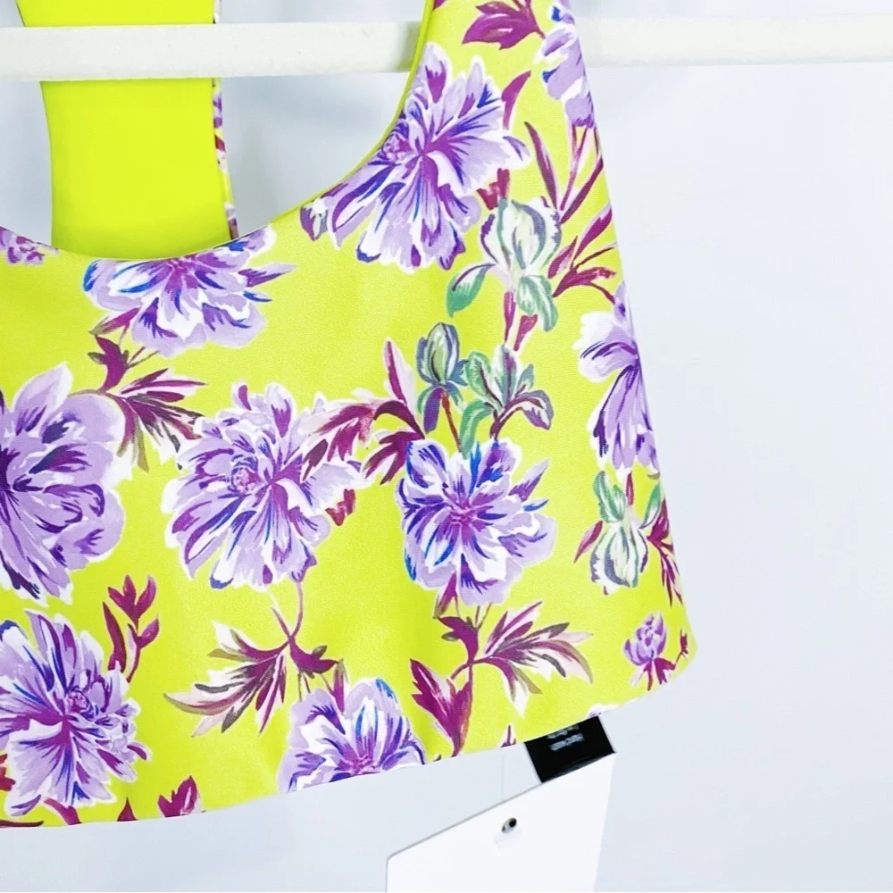 Beach Riot - Floral Racerback Bikini Top